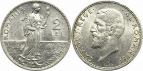 Romania, Carol I, 2 lei 1914