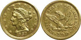 USA, 2-1/2 dollar 1853
