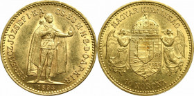 Hungary, Franz Joseph, 10 kronen 1894 KB, Kremnitz