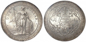 United Kingdom, 1 dollar 1909 (British Trade Dollar) - NGC MS63