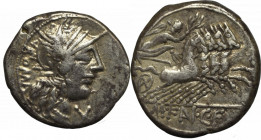 Roman Republic, M. Fannius, Denarius
