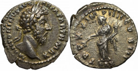Roman Empire, Marcus Aurelius, Denarius