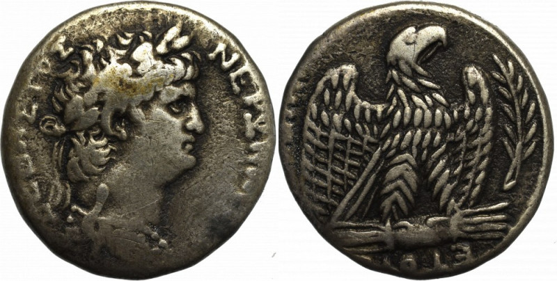 Roman Provincial Coinage, Syria, Nero, Tetradrachm Antioch Ładny egzemplarz rzad...