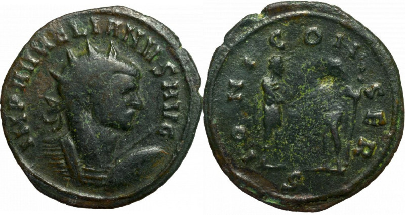 Roman Empire, Aurelian, Antoninian Serdica - ILUSTRATED Note:&nbsp;very rare and...