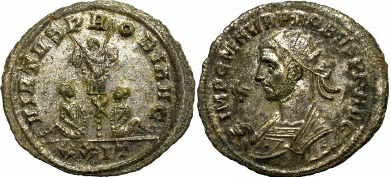 Roman Empire, Probus, Antoninianus Siscia Note: rare reverse type with two capti...