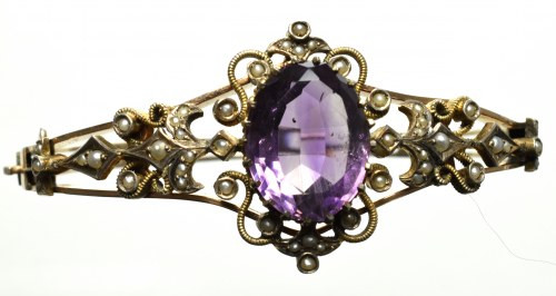 Austro-Hungarian rococo bracelet before 1922 Piękna rokokowa bransoletka wykonan...