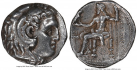 MACEDONIAN KINGDOM. Alexander III the Great (336-323 BC). AR tetradrachm (25mm, 17.14 gm, 8h). NGC Choice XF 5/5 - 5/5. Posthumous issue of Babylon I,...