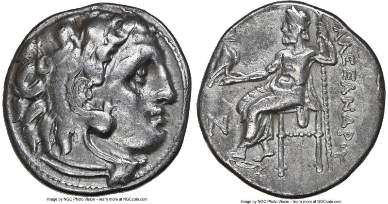 MACEDONIAN KINGDOM. Alexander III the Great (336-323 BC). AR drachm (17mm, 11h)....