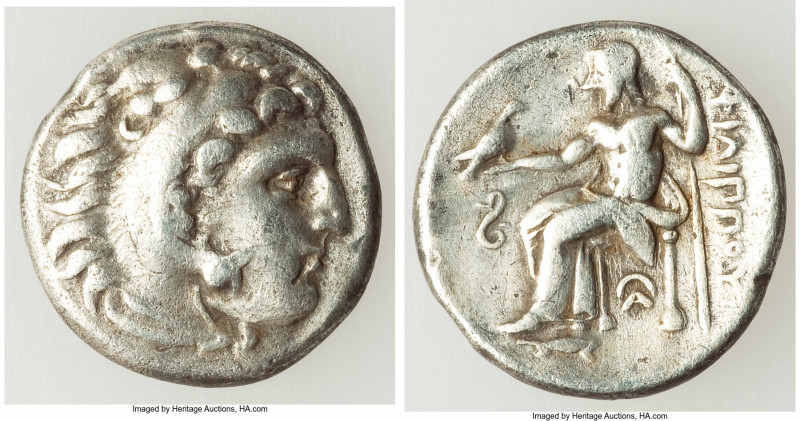 MACEDONIAN KINGDOM. Philip III Arrhidaeus (323-317 BC). AR drachm (16mm, 4.14 gm...