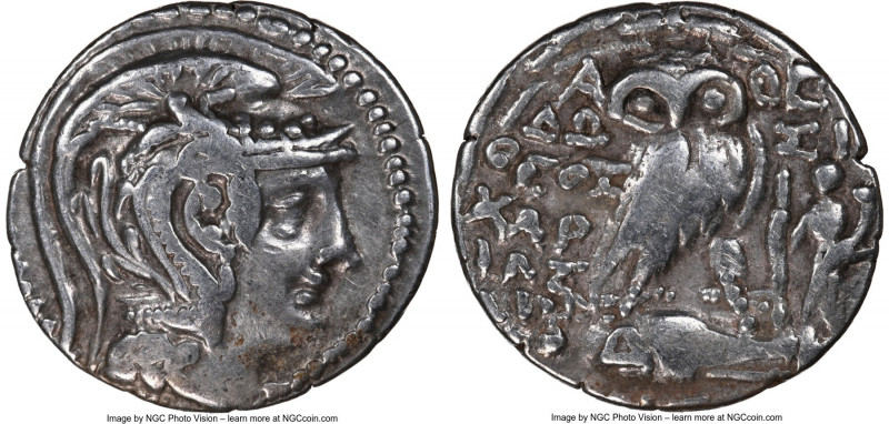 ATTICA. Athens. Ca. 2nd-1st centuries BC. AR tetradrachm (28mm, 16.48 gm, 12h). ...