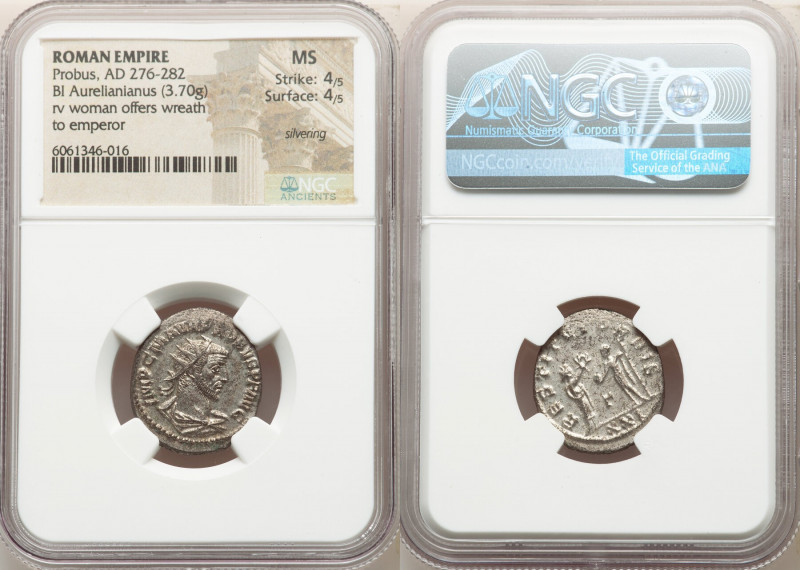 Probus (AD 276-282). BI antoninianus (21mm, 3.70 gm, 11h). NGC MS 4/5 - 4/5, Sil...