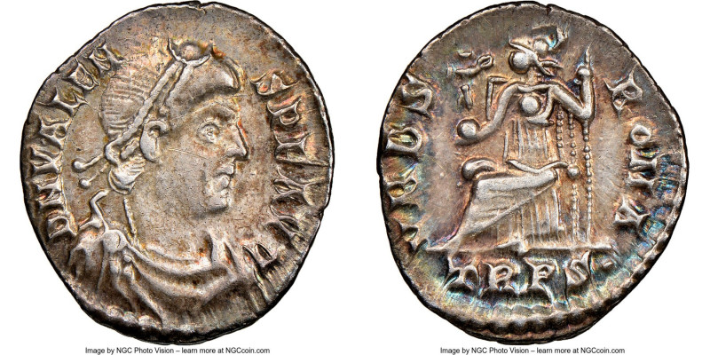 Valens, Eastern Roman Empire (AD 364-378). AR siliqua (18mm, 1.93 gm, 12h). NGC ...