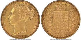 Victoria gold "Shield" Sovereign 1878-S AU55 NGC, Sydney mint, KM6. AGW 0.2355 oz. 

HID09801242017

© 2022 Heritage Auctions | All Rights Reserve...