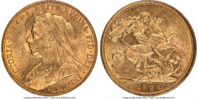 Victoria gold Sovereign 1898-S MS63 NGC, Sydney mint, KM13, S-3877. 

HID09801242017

© 2022 Heritage Auctions | All Rights Reserved