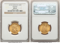 Prussia. Wilhelm I gold 20 Mark 1872-B MS63 NGC, Hannover mint, KM501.

HID09801242017

© 2022 Heritage Auctions | All Rights Reserved