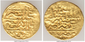 Ottoman Empire. Suleyman I (AH 926-974 / AD 1520-1566) gold Sultani AH 926 (AD 1520/1521) VF, Misr mint (in Egypt), A-1317. 19.5mm. 3.51gm. 

HID098...