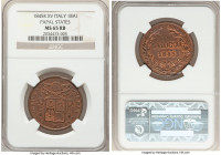 Papal States. Gregory XVI Baiocchi Anno XV (1845)-R MS65 Red and Brown NGC, Rome mint, KM1320. 

HID09801242017

© 2022 Heritage Auctions | All Ri...