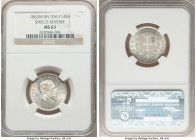 Vittorio Emanuele II Lira 1863 M-BN MS63 NGC, Milan mint, KM5a.1. Shield reverse type. Full rotating luster with minor peach toning. 

HID0980124201...