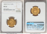 Umberto I gold 20 Lire 1882-R MS62 NGC, Rome mint, KM21. AGW 0.1867 oz. 

HID09801242017

© 2022 Heritage Auctions | All Rights Reserved