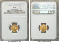 Philip V gold 1/2 Escudo 1745 M-AJ MS62 NGC, Madrid mint, KM361.1.

HID09801242017

© 2022 Heritage Auctions | All Rights Reserved