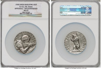 Confederation 3-Piece Lot of Certified Assorted Medal NGC 1) "Appenzell - Walzenhausen Shooting Festival" silver Medal 1908 - MS63, Richter-72a. 55mm ...
