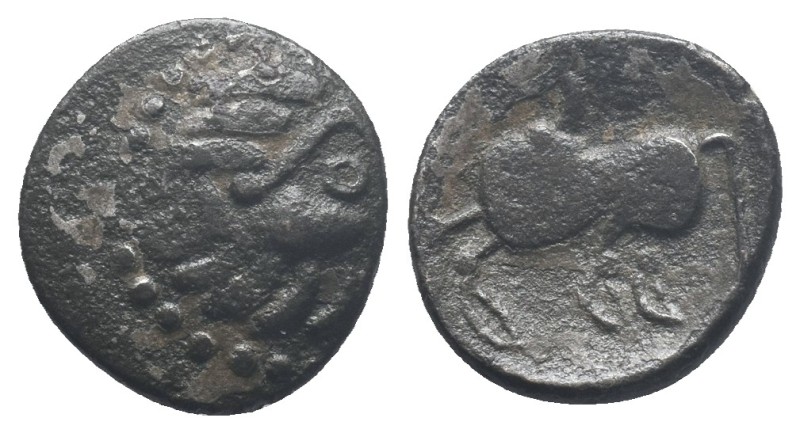 Celtic, Eastern Europe. 3rd-2nd centuries BC. AR Drachm, Imitations of Philip II...