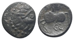 Celtic, Eastern Europe. 3rd-2nd centuries BC. AR Drachm, Imitations of Philip II of Macedon. 1.62gr.