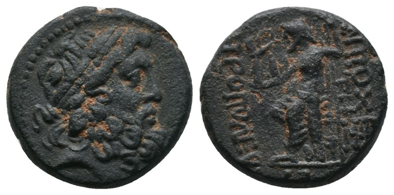 Syria, Seleucis and Pieria. Antiochia ad Orontem. Civic issue. 92-76 B.C. AE 6.9...
