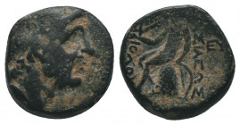 SELEUKID KINGS of SYRIA. Antiochos III ‘the Great’. 222-187 BC. AE 4.65gr
