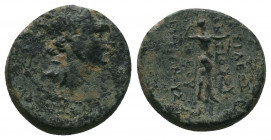 SELEUKID EMPIRE. Antiochos IV Epiphanes. 175-164 BC. AE 4.29gr