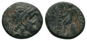 SELEUKID KINGS of SYRIA. Antiochos III ‘the Great’. 222-187 BC. AE 4.02gr
