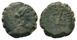 SELEUKID KINGS of SYRIA. Antiochos VII Euergetes (Sidetes). 138-129 BC. AE 2.58gr