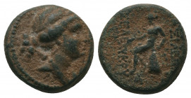 SELEUKID KINGS of SYRIA. Antiochos III ‘the Great’. 222-187 BC. AE 5.32gr