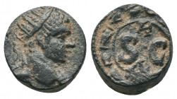 Seleucis and Pieria. Antioch. Elagabalus AD 218-222. AE 3.10gr