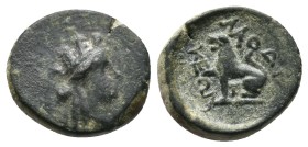 PHRYGIA, Laodikeia. Circa 133/88-67 BC. AE 2.55gr