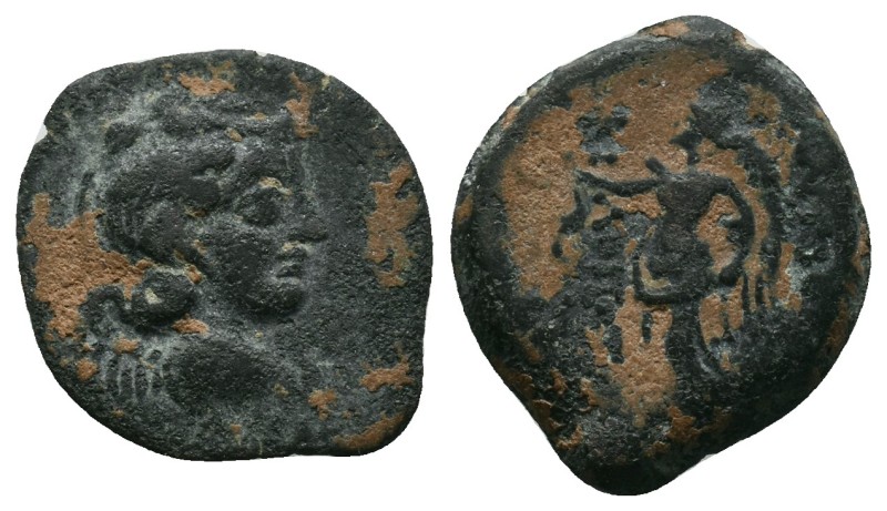 SYRIA. Antiochos IX Eusebes Philopator (Kyzikenos), 114/3-95 BC. AE