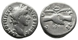 Antoninus Pius 138-161. AR Denarius 3.60gr. Rome