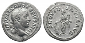 Severus Alexander 222,235. AR Denarius 3.06gr Rome