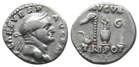Vespasian AD 69-79. AR Denarius 3,38gr. Rome