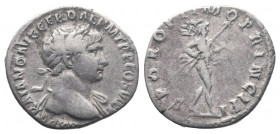 Trajan 98-117. AR Denarius 3.18r. Rome
