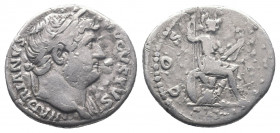 Hadrian 117-138. AR Denarius 3.22gr. Rome