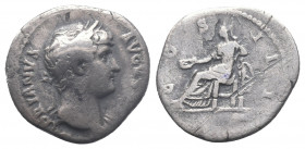 Hadrian 117-138. AR Denarius 2.79gr. Rome