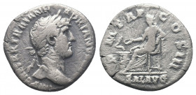 Hadrian 117-138. AR Denarius 2.67gr. Rome