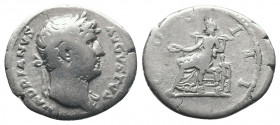 Hadrian 117-138. AR Denarius 2.97gr. Rome