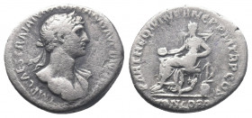 Hadrian 117-138. AR Denarius 2.75gr. Rome