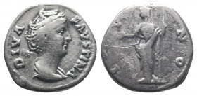 Faustina 146-161. AR Denarius 2.65gr. Rome