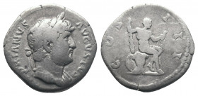 Hadrian 117-138. AR Denarius 2.78gr. Rome