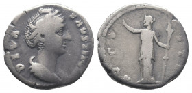 Faustina 146-161. AR Denarius 3.32gr. Rome