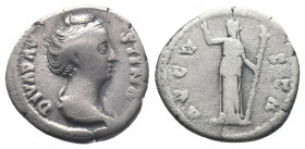 Faustina 146-161. AR Denarius 3.06gr. Rome