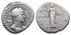 Hadrian 117-138. AR Denarius 2.94gr. Rome